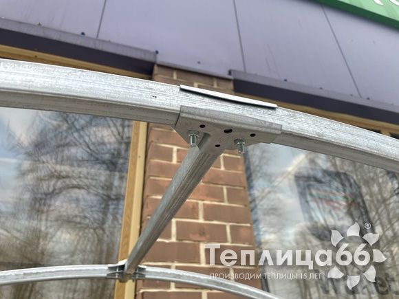 Теплица Рада Астра Премиум, оцинкованный профиль 20х30, покрытие из поликарбоната, шириной 3 метра (шаг 0,65 м)